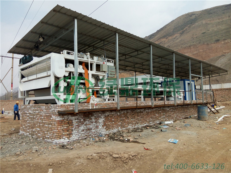 超濃縮帶式壓濾機應用四川省礦山泥漿脫水處理工程案例 1 超濃縮帶式壓濾機應用四川省礦山泥漿脫水處理工程案例 1