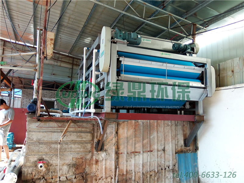 福建建筑污泥帶式壓濾機處理案例 3