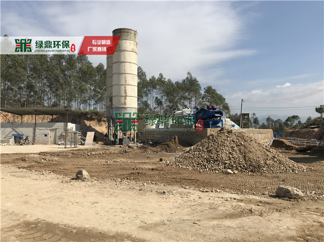 帶式壓濾機佛山沙場泥漿處理案例現場 3